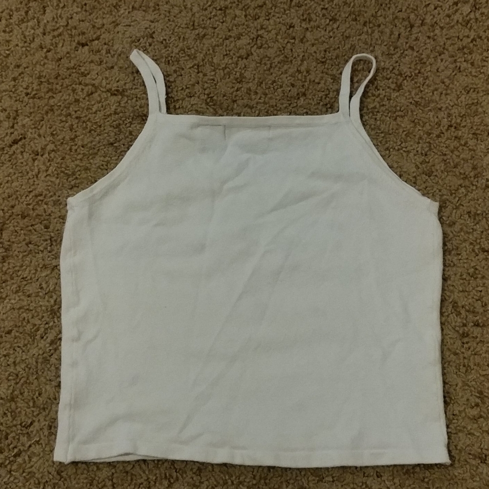 Embroidered Flower Sweater Tank - Picture 2 of 3